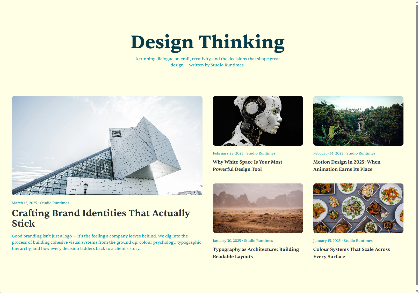 Blog Layout
